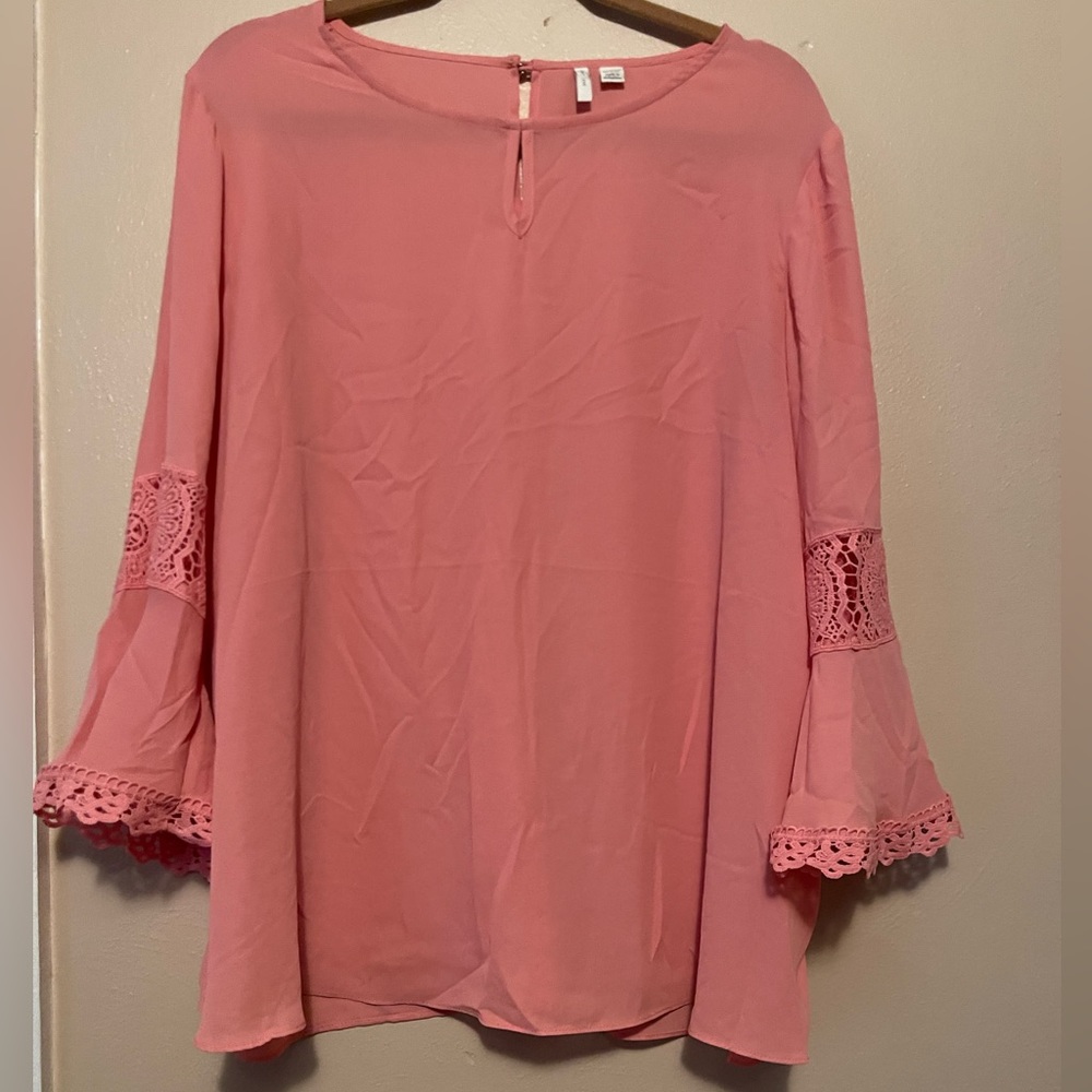Cato Belle Sleeve Embellished Tunic